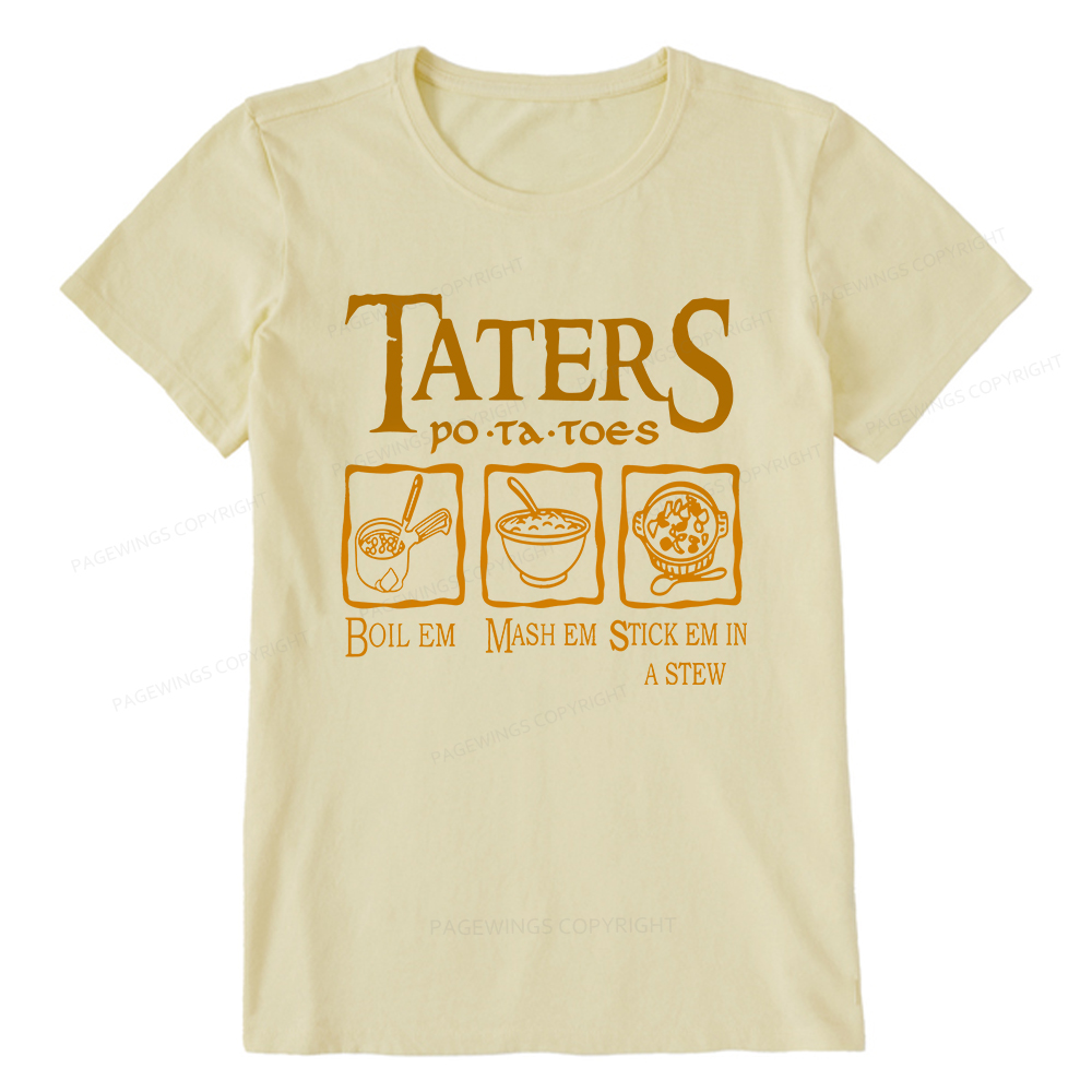 Pagewings Taters PoTaToes Unisex Classic T-shirt