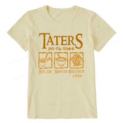 Pagewings Taters PoTaToes Unisex Classic T-shirt