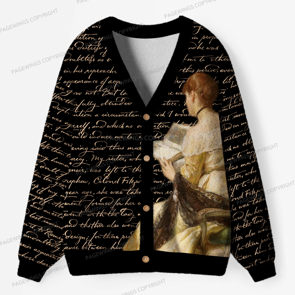 Pagewings Literature Unisex Ugly Cardigan Sweaters