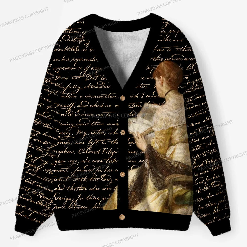 Pagewings Literature Unisex Ugly Cardigan Sweaters