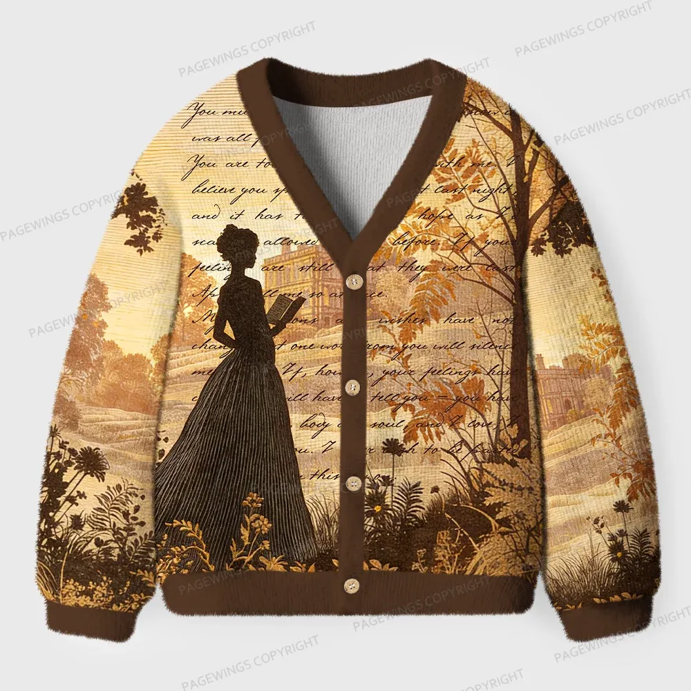 Pagewings Literary Women Unisex Ugly Cardigan Sweaters