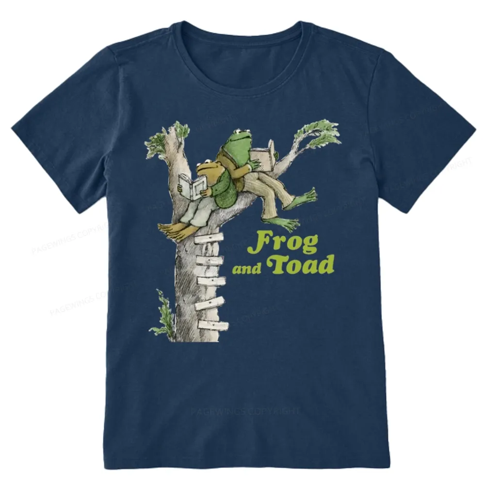 Pagewings Frog and Toad Old Book Unisex Classic T-shirt