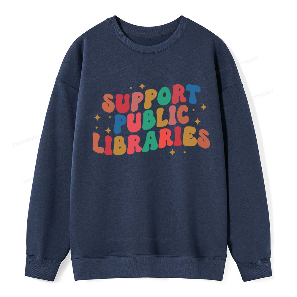Pagewings Public Library Unisex Classic Sweatshirt