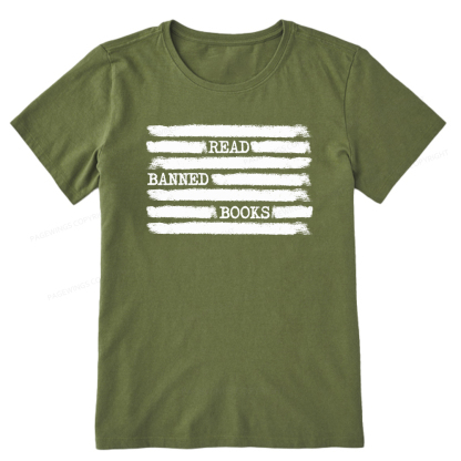 Pagewings Read Banned Books Bookworm Librarian Unisex Classic T-shirt