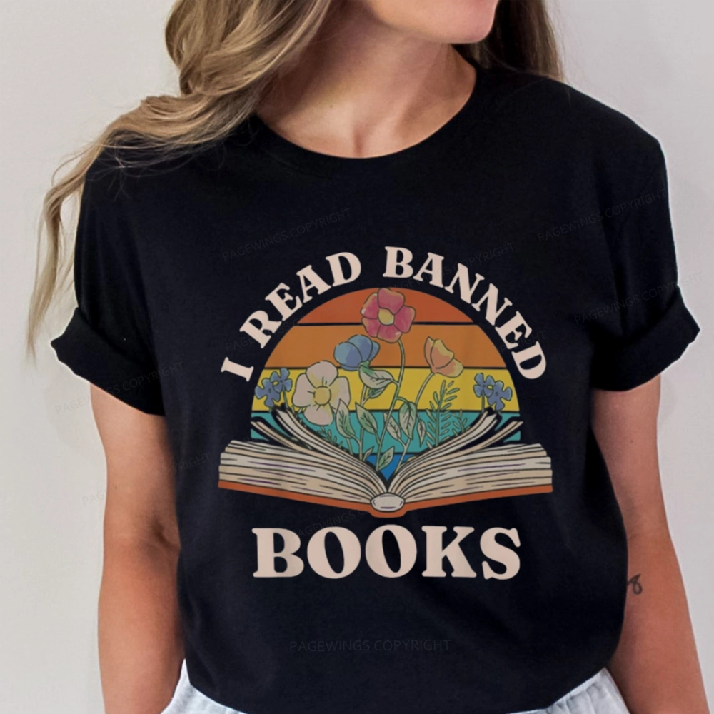 Pagewings I Read Banned Books Unisex Classic T-shirt
