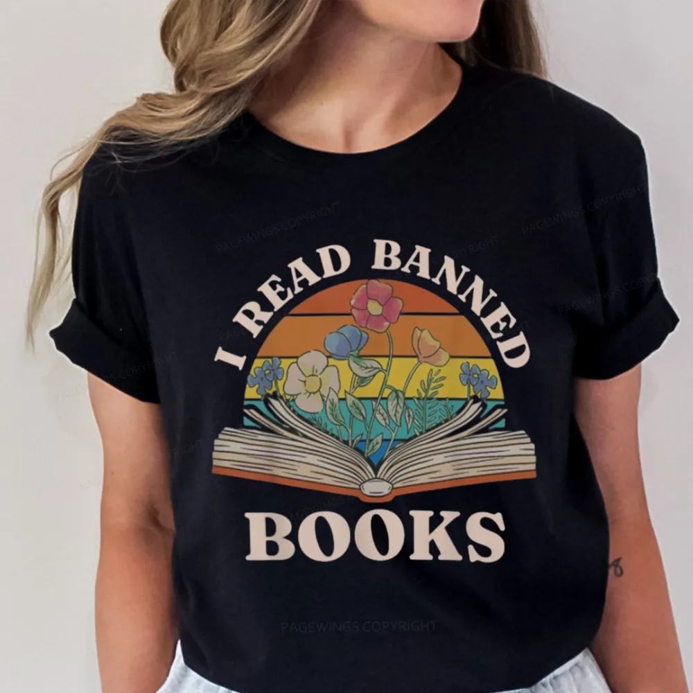 Pagewings I Read Banned Books Unisex Classic T-shirt