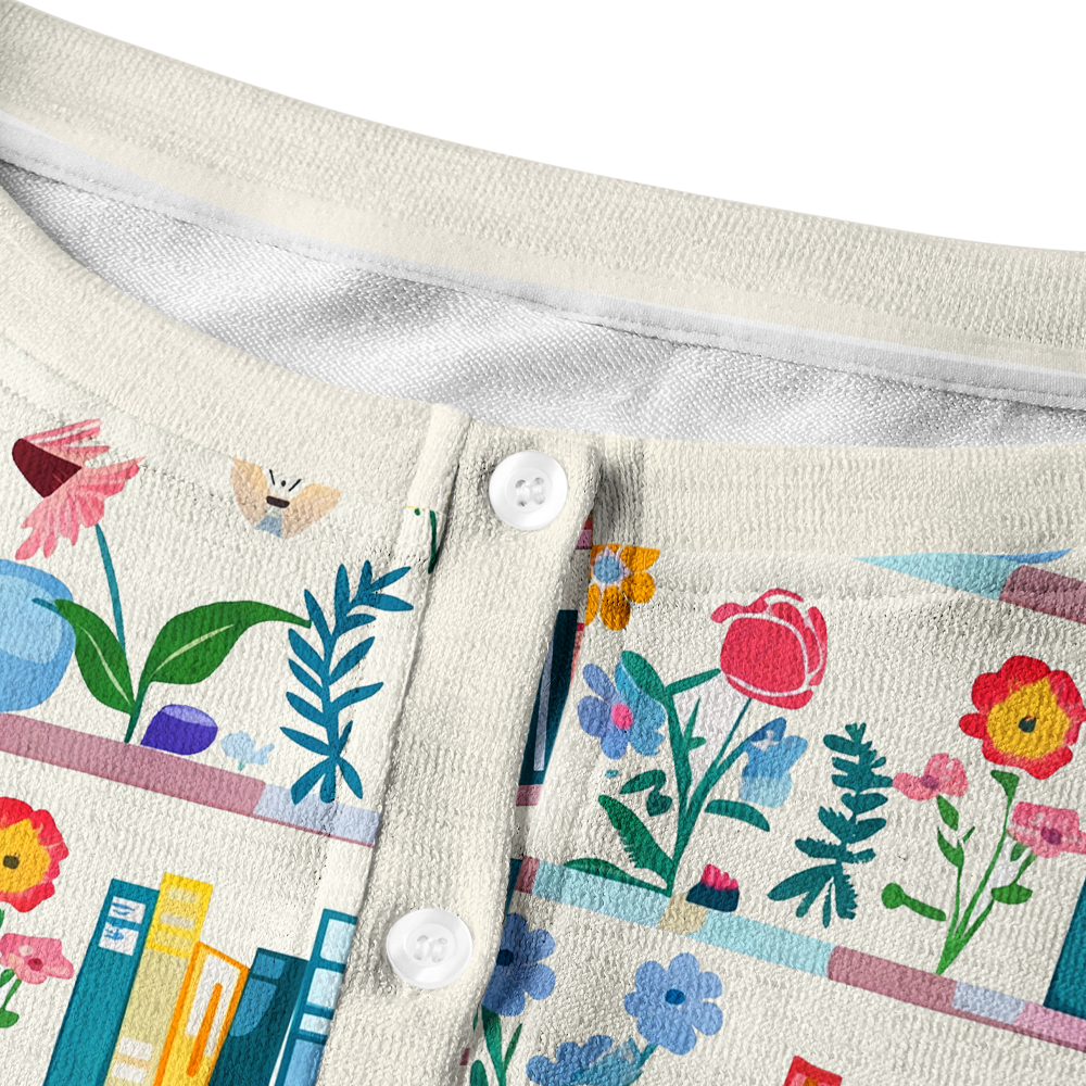 Pagewings Book Lover Crew Neck Cardigan Sweaters