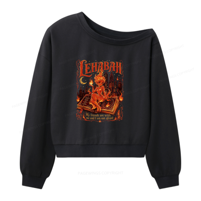 Pagewings Light It Up Women Off Shoulder Sweatshirt