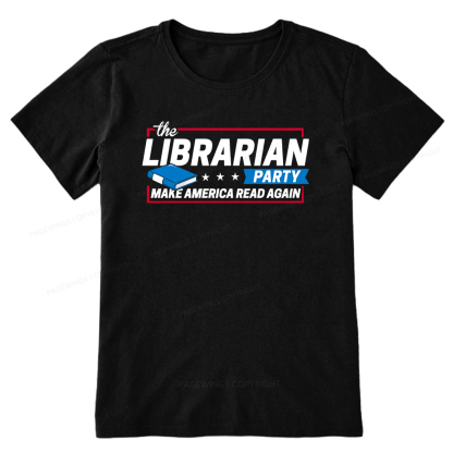 Pagewings The Librarian Party Unisex Classic T-shirt