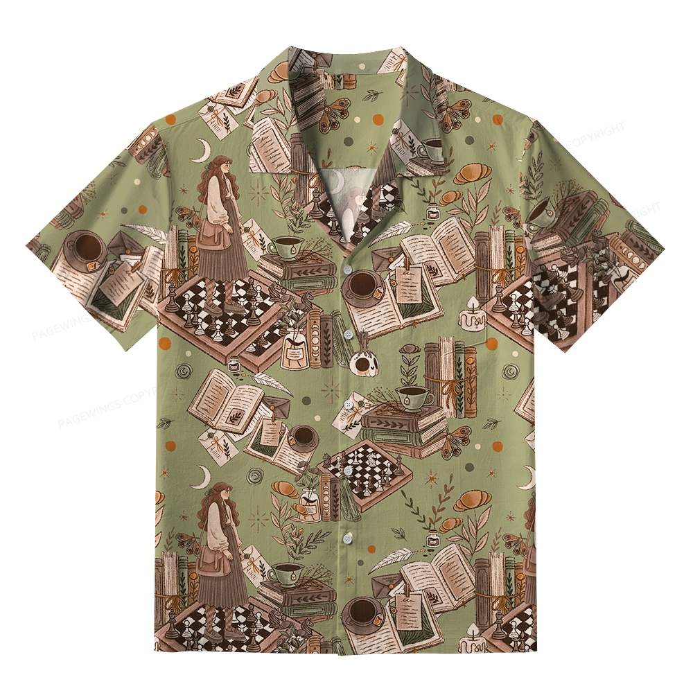 Pagewings Reading is Magic Unisex Hawaiian Shirt