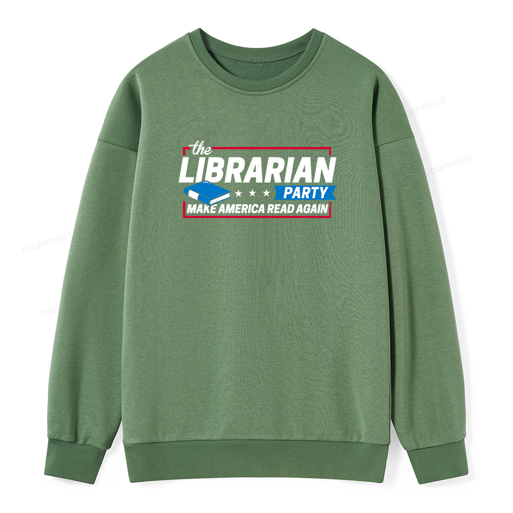Pagewings The Librarian Party Unisex Classic Sweatshirt