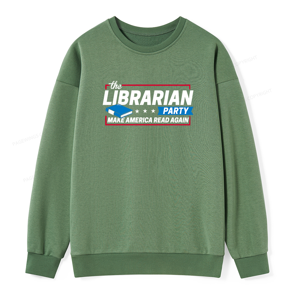 Pagewings The Librarian Party Unisex Classic Sweatshirt