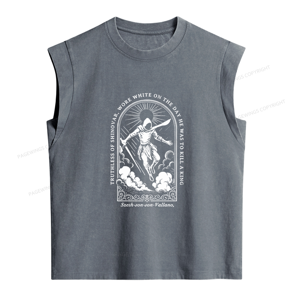 Pagewings Truthless of Shinovar Women's Washed Tank Top