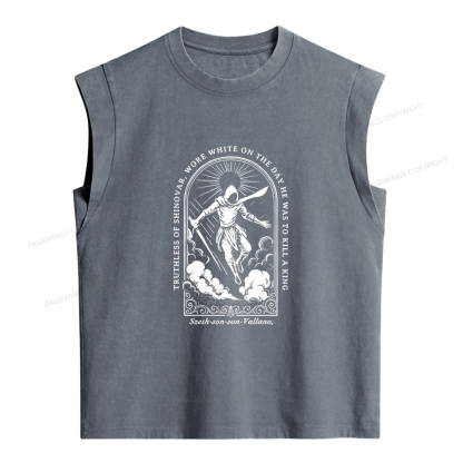 Pagewings Truthless of Shinovar Women's Washed Tank Top