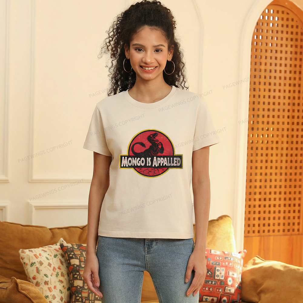 Pagewings Mongo Is Appalled Women's Washed T-shirt