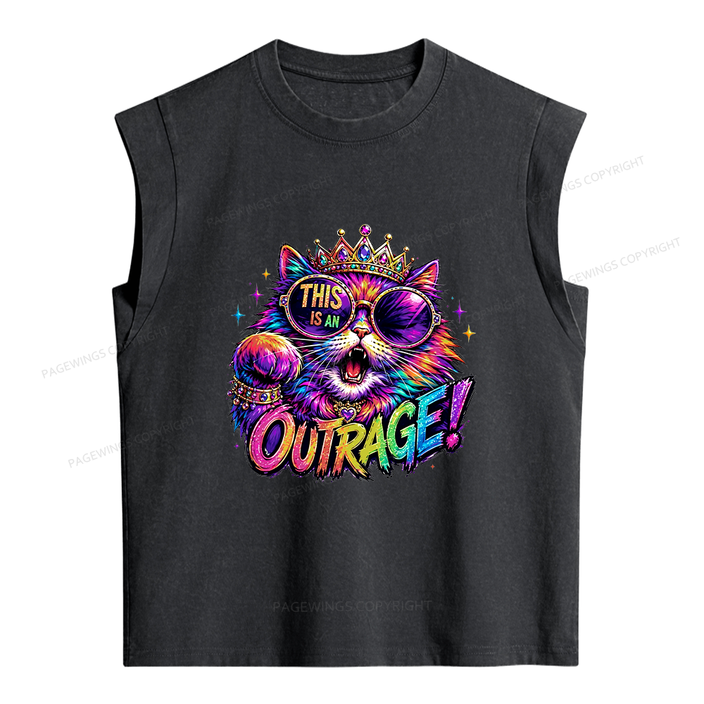 Pagewings Sci-Fi Book Lover Women's Washed Tank Top