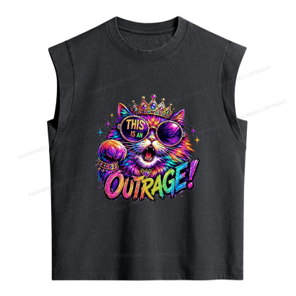 Pagewings Sci-Fi Book Lover Women's Washed Tank Top