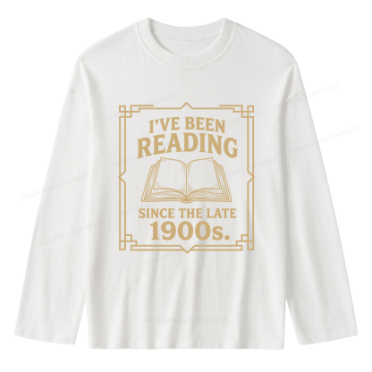 Pagewings I’ve Been Reading Unisex Lightweight Long Sleeve T-Shirt