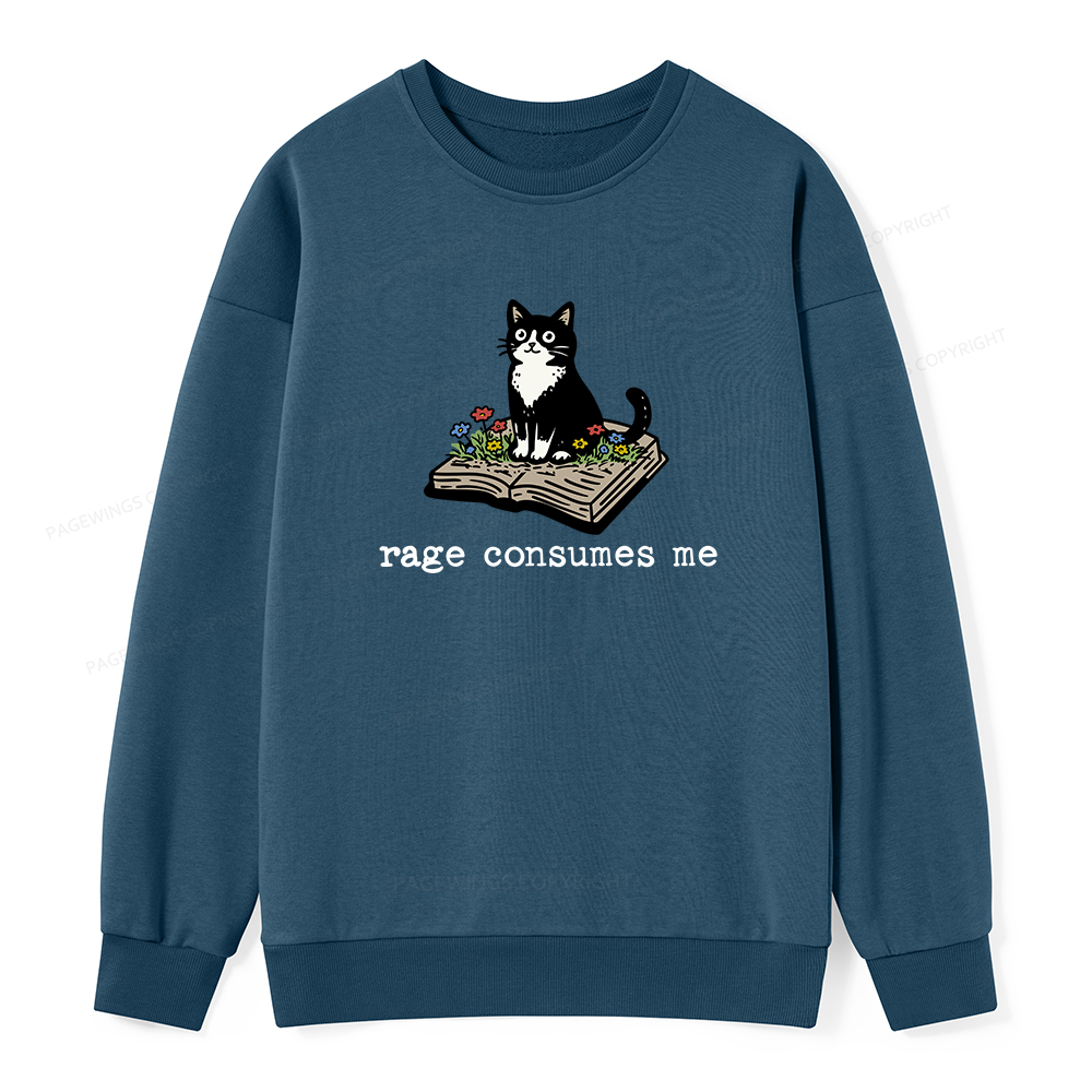 Pagewings Rage Consumes Me Unisex Classic Sweatshirt