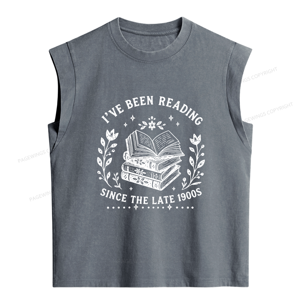 Pagewings I’ve Been Reading Women's Washed Tank Top