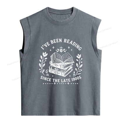 Pagewings I’ve Been Reading Women's Washed Tank Top
