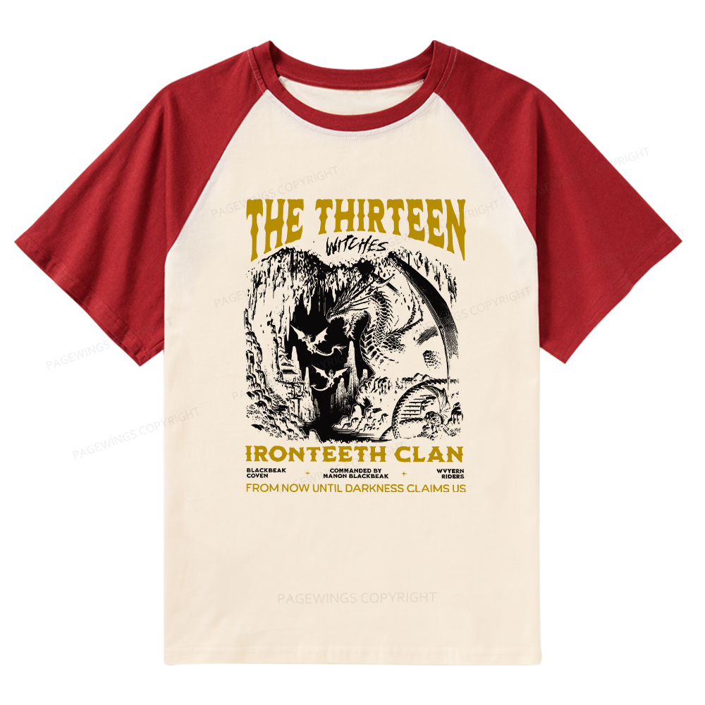 Pagewings The Thirteen Raglan T-shirt