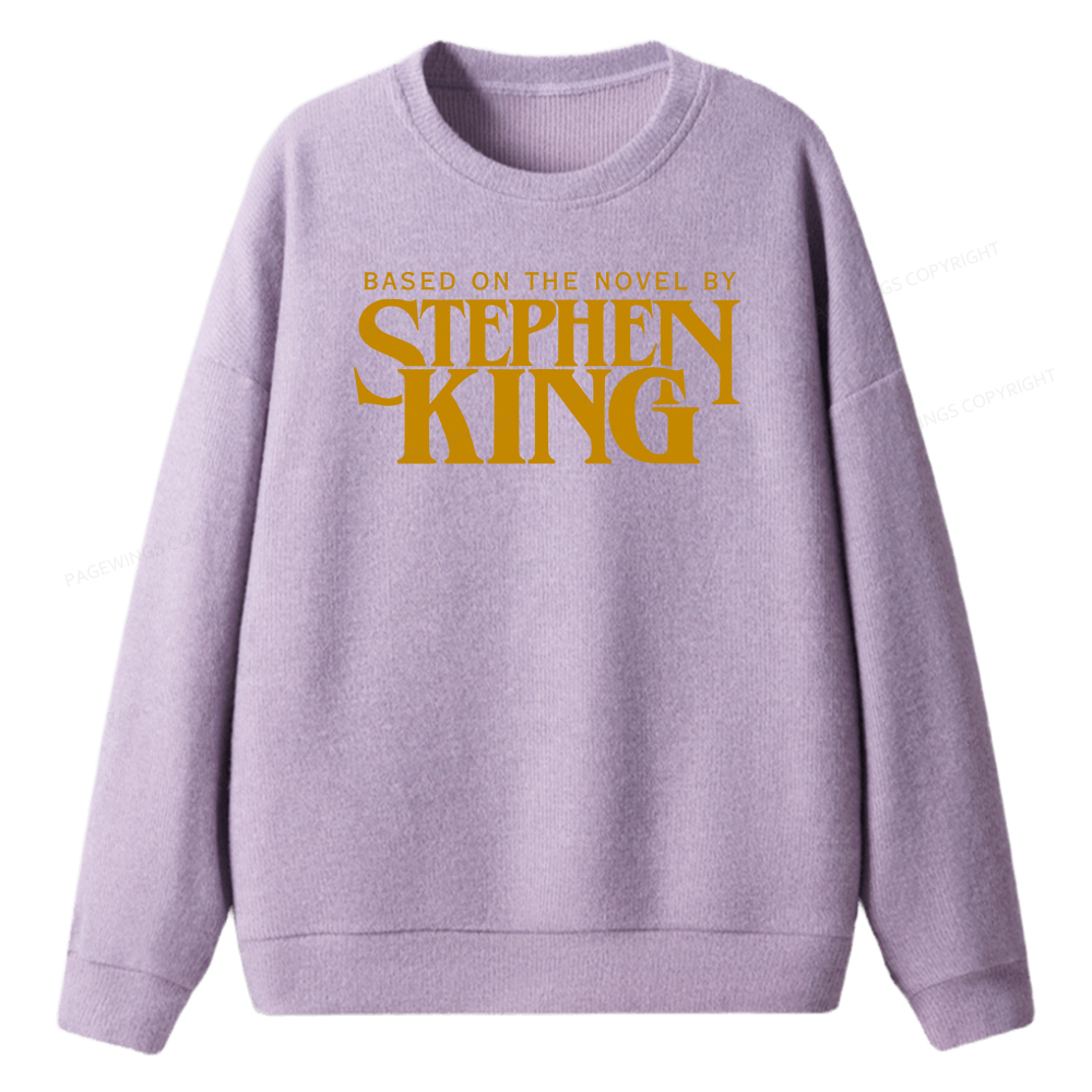 Pagewings Based On A Novel By Stephen King Unisex Knit Sweatshirt