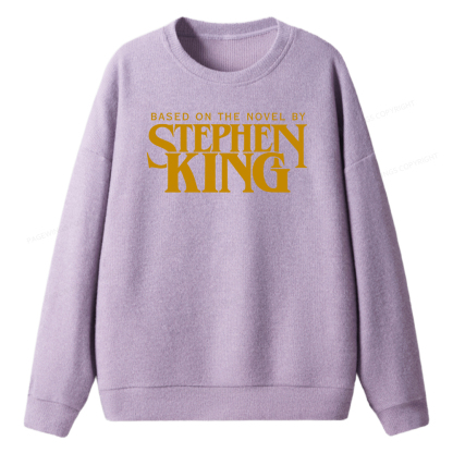 Pagewings Based On A Novel By Stephen King Unisex Knit Sweatshirt