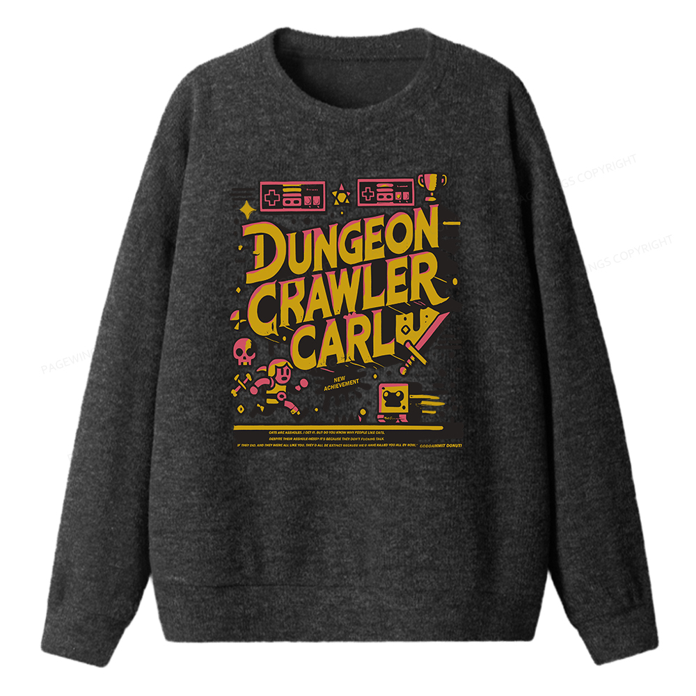 Pagewings Book New Achievement  Unisex Knit Sweatshirt