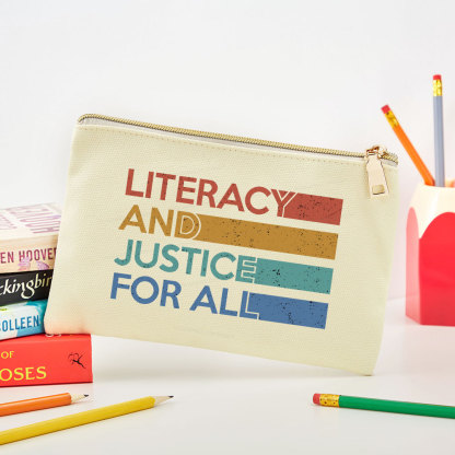 Pagewing Literacy and Justice For All Pouch