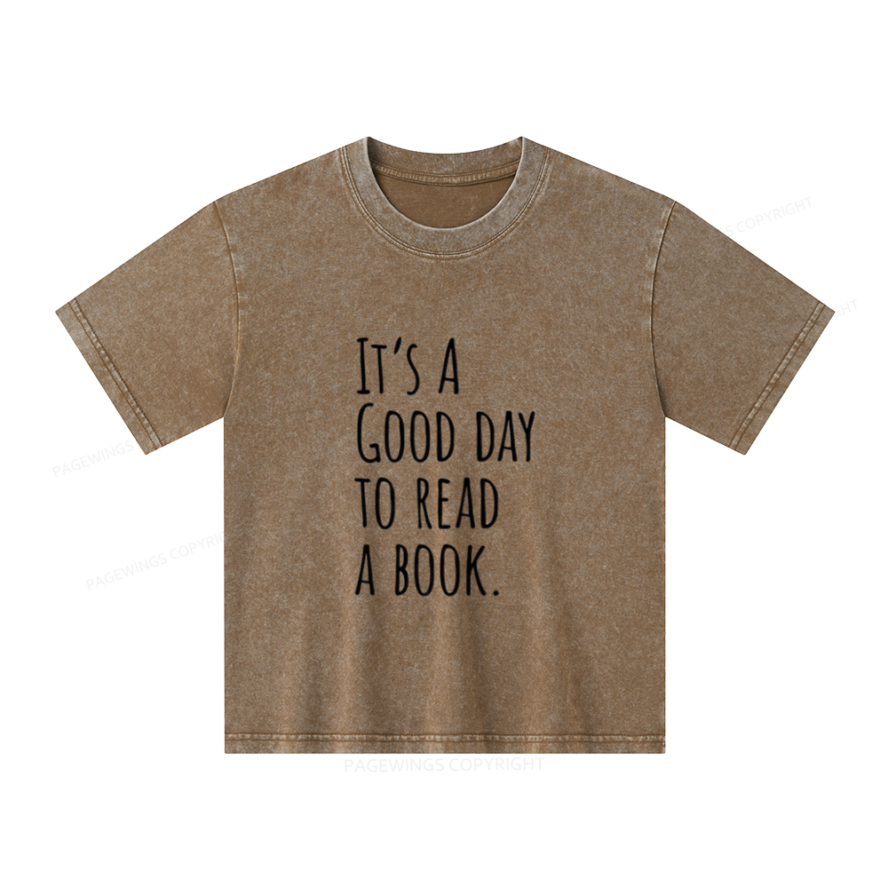 [Copy]Pagewings Cute Graphic Tees Trending Now Unisex Kids Washed T-shirt