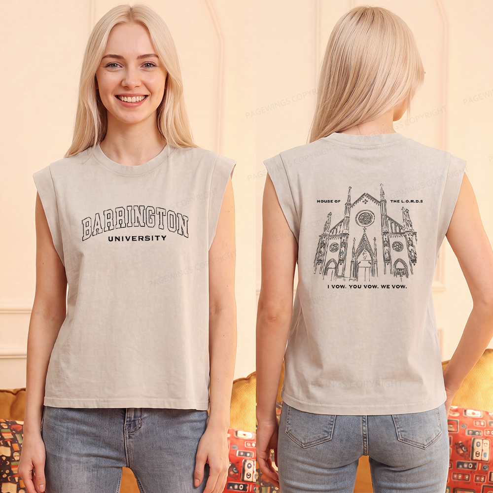 Pagewings Dark Romance Lover Women's Washed Tank Top
