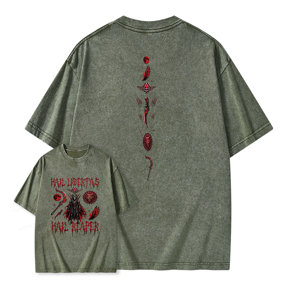 Pagewings Sci Fi Bookish Unisex Washed T-shirt