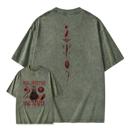 Pagewings Sci Fi Bookish Unisex Washed T-shirt