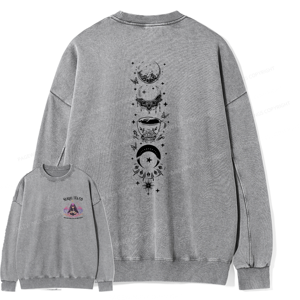 Pagewings A Court Of Thorns And Roses Unisex Washed Sweatshirt