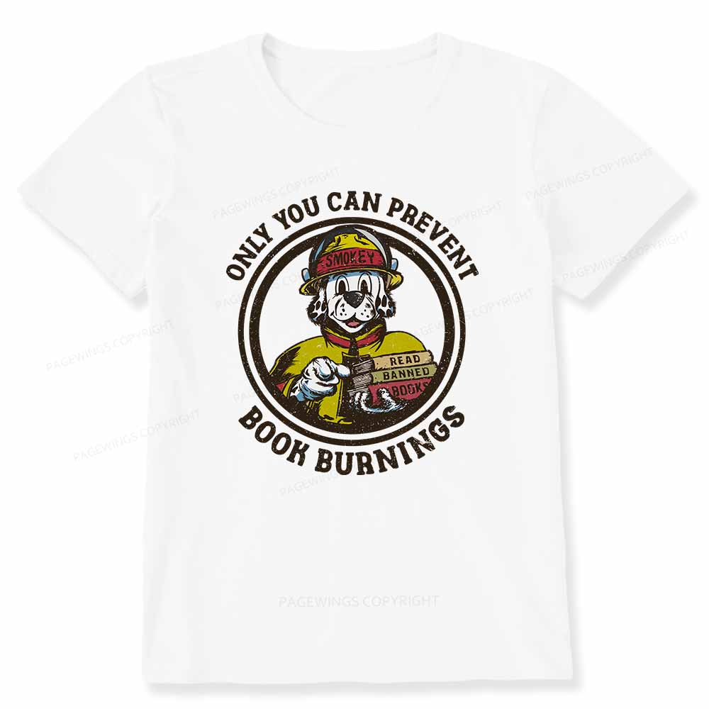 Pagewings Prevent Book Burnings Unisex Classic T-shirt