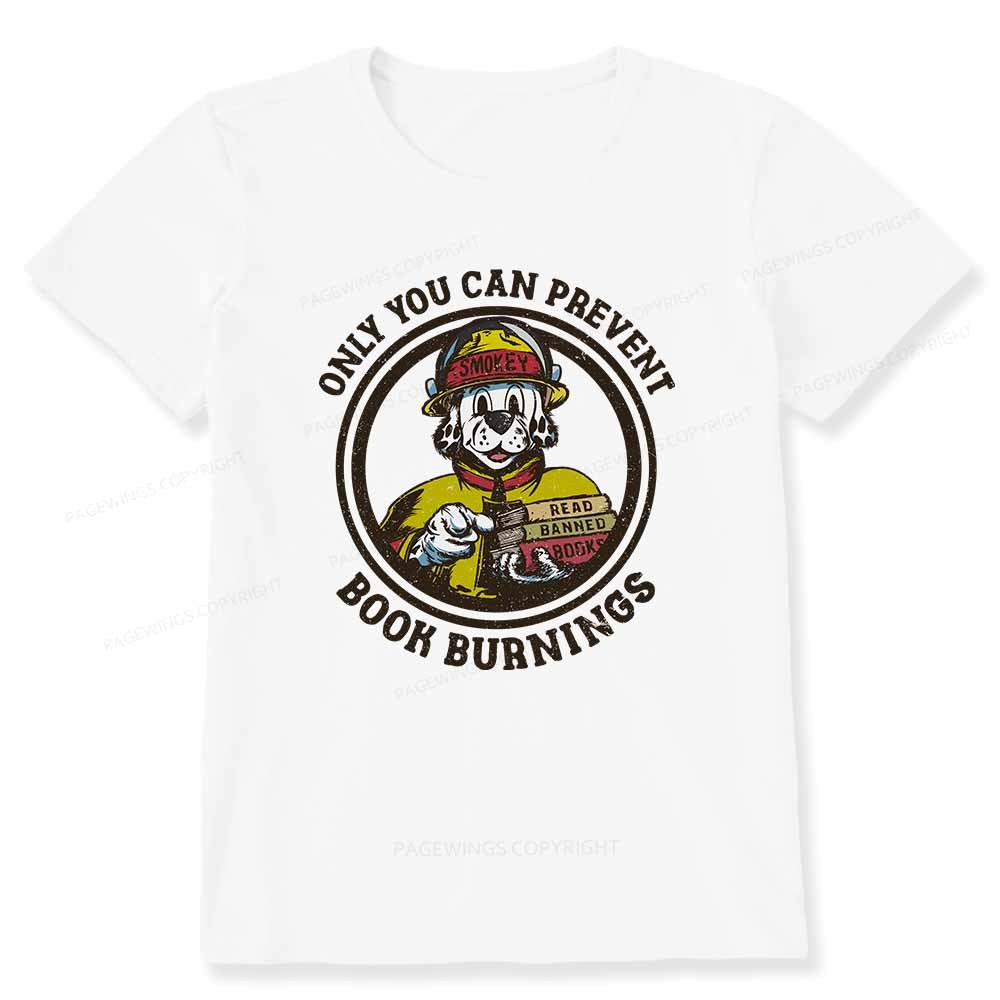 Pagewings Prevent Book Burnings Unisex Classic T-shirt