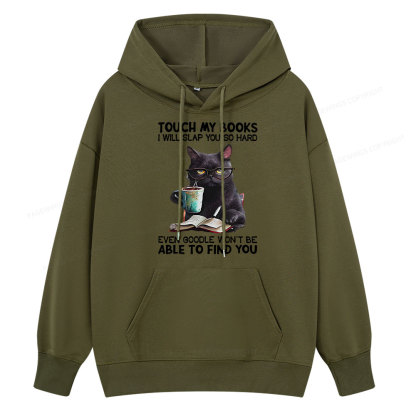 Pagewings Touch My Books I Will Slap You So Hard Unisex Classic Hoodie