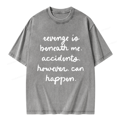 Pagewings RevengeIs Beneath Me Tairn Unisex Washed T-shirt
