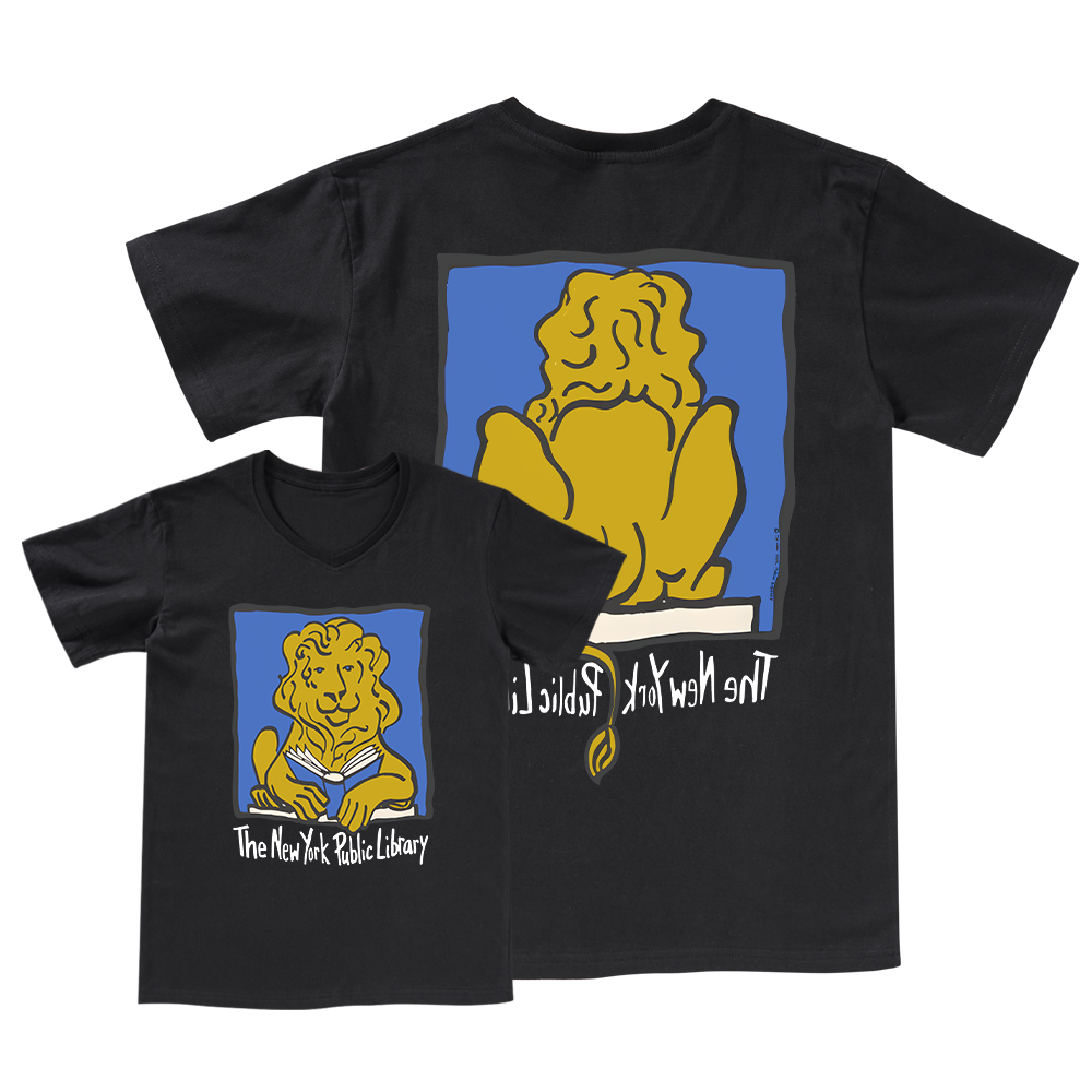 Pagewings Vintage New York Library Tee Unique Find Unisex Bookworm Perfect Gift V-neck T-shirt