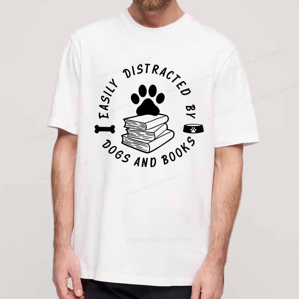 Pagewings Book Lover Sweater Funny Dog Sweater Unisex Classic T-shirt