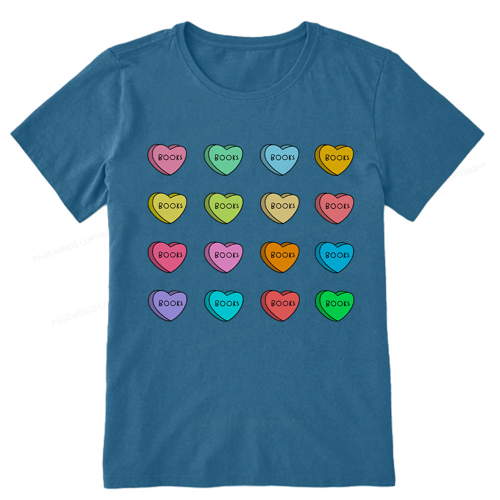Pagewings Valentine's Day Librarian Unisex Classic T-shirt