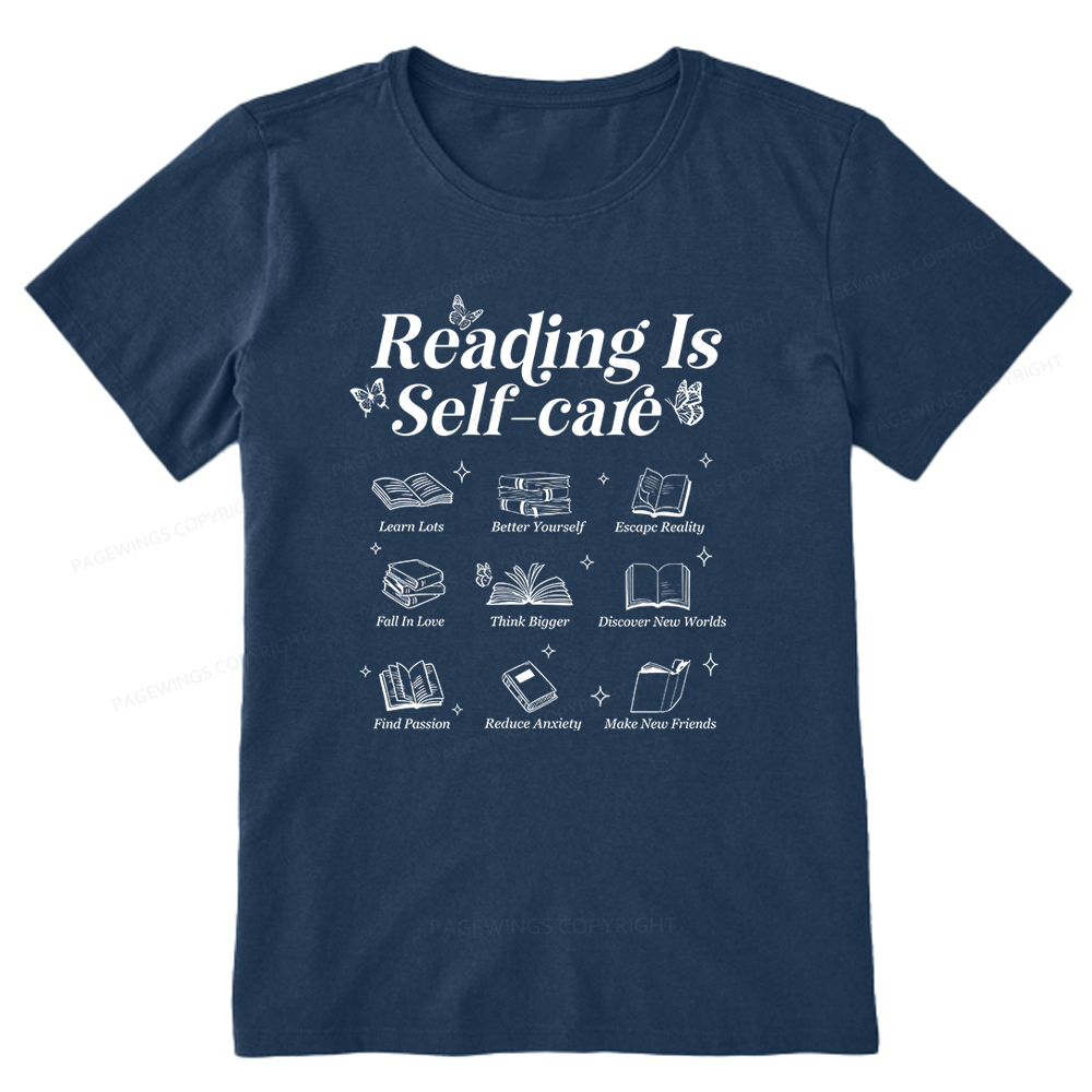 Pagewings Reading Is Self Care Unisex Classic T-shirt