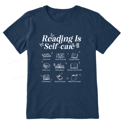 Pagewings Reading Is Self Care Unisex Classic T-shirt