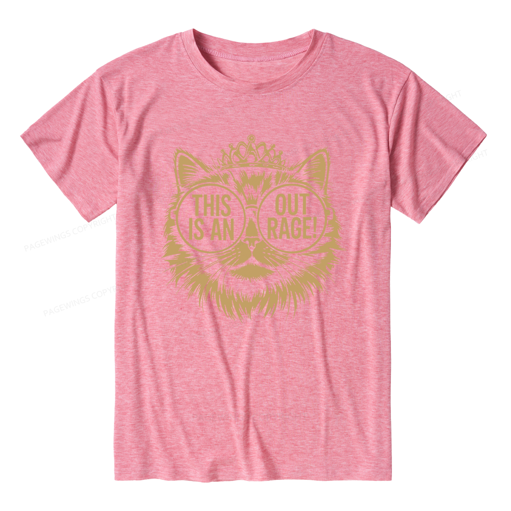 Pagewings This Is An Outrage Unisex Heather T-Shirt
