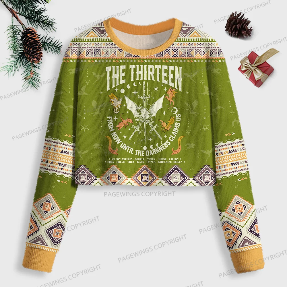 Pagewings The Thirteen Women Ugly Crop Sweatshirt