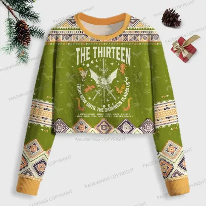 Pagewings The Thirteen Women Ugly Crop Sweatshirt