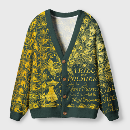 Pagewings Literary Light Knit Unisex Cardigan Sweaters