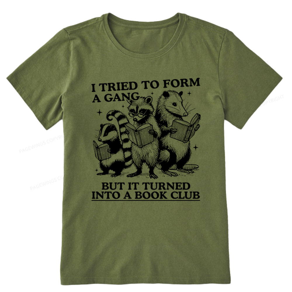 Pagewings A Gang Turn Into A Book Club Unisex Classic T-shirt