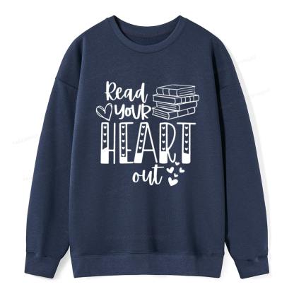 Pagewings Valentine Sweatshirt Read Your Heart Unisex Classic Sweatshirt